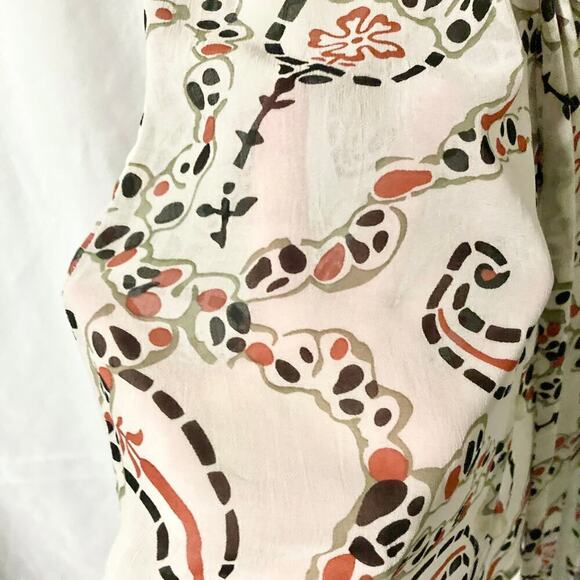 Banana Republic Women's XXSP Ruffle Sleeveless Button Up Blouse - Picture 8 of 11